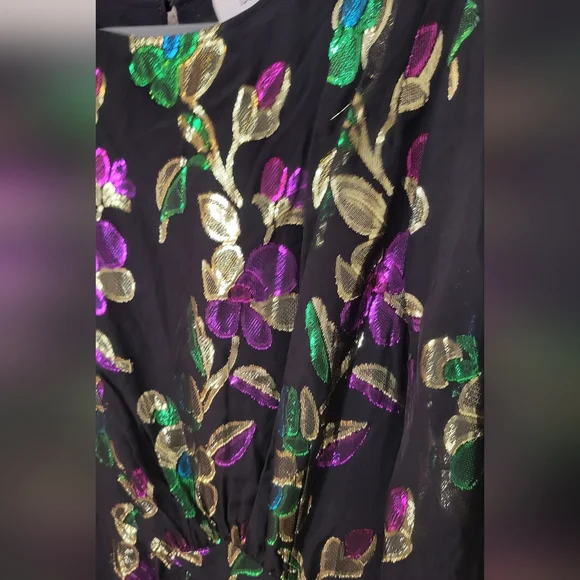 BA&SH Anjy Embellished Mini Black Dress Sz M NEW - Picture 6 of 10